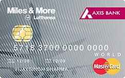 AXIS Bank Miles & More World Credit Card