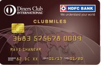 HDFC BANK DINERS CLUB MILES CREDIT CARD