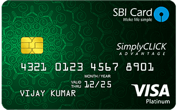 SimplyCLICK SBI Credit Card